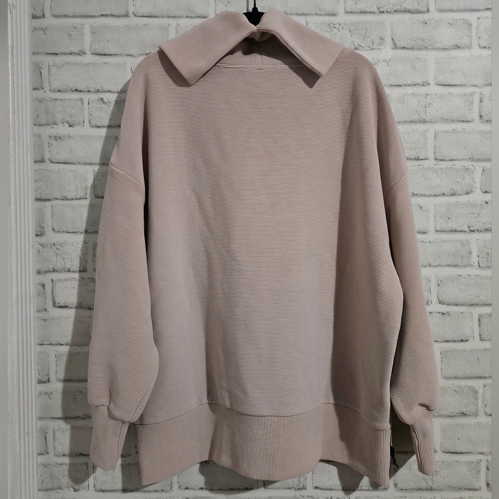 Varley Soft Beige Turtleneck Sweater - Picture 5 of 12